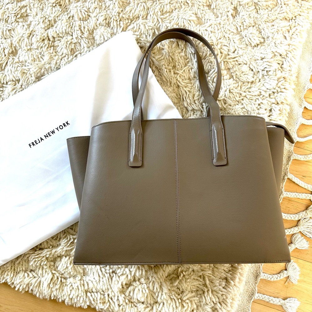 Freja Taupe Paloma Tote Bag